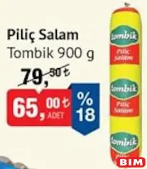 TOMBİK PİLİÇ SALAM 900 G
